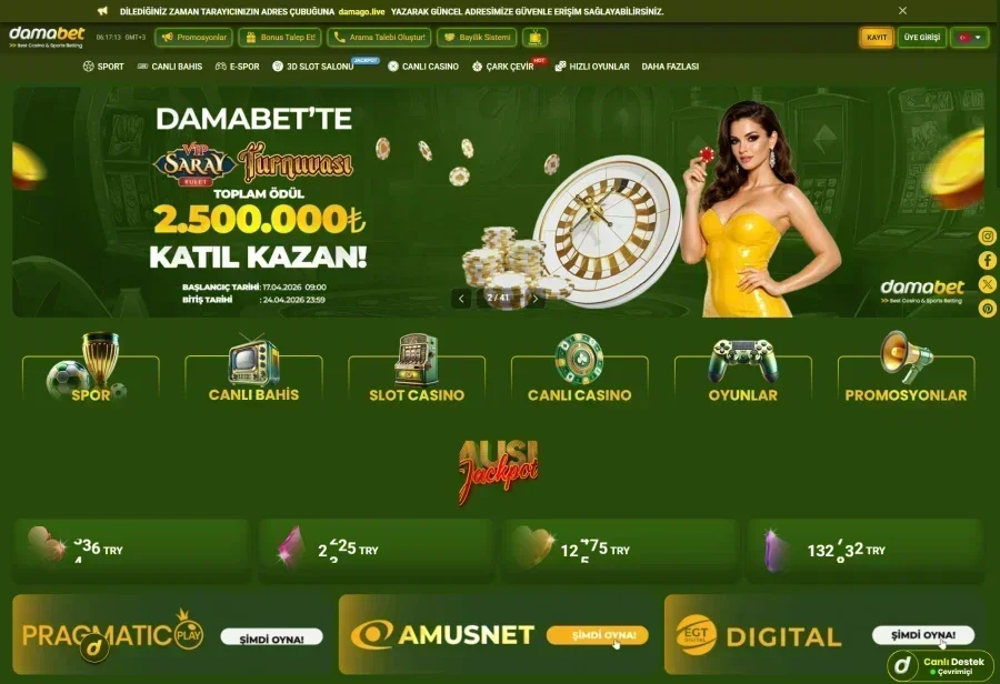 Damabet ekran görüntüsü